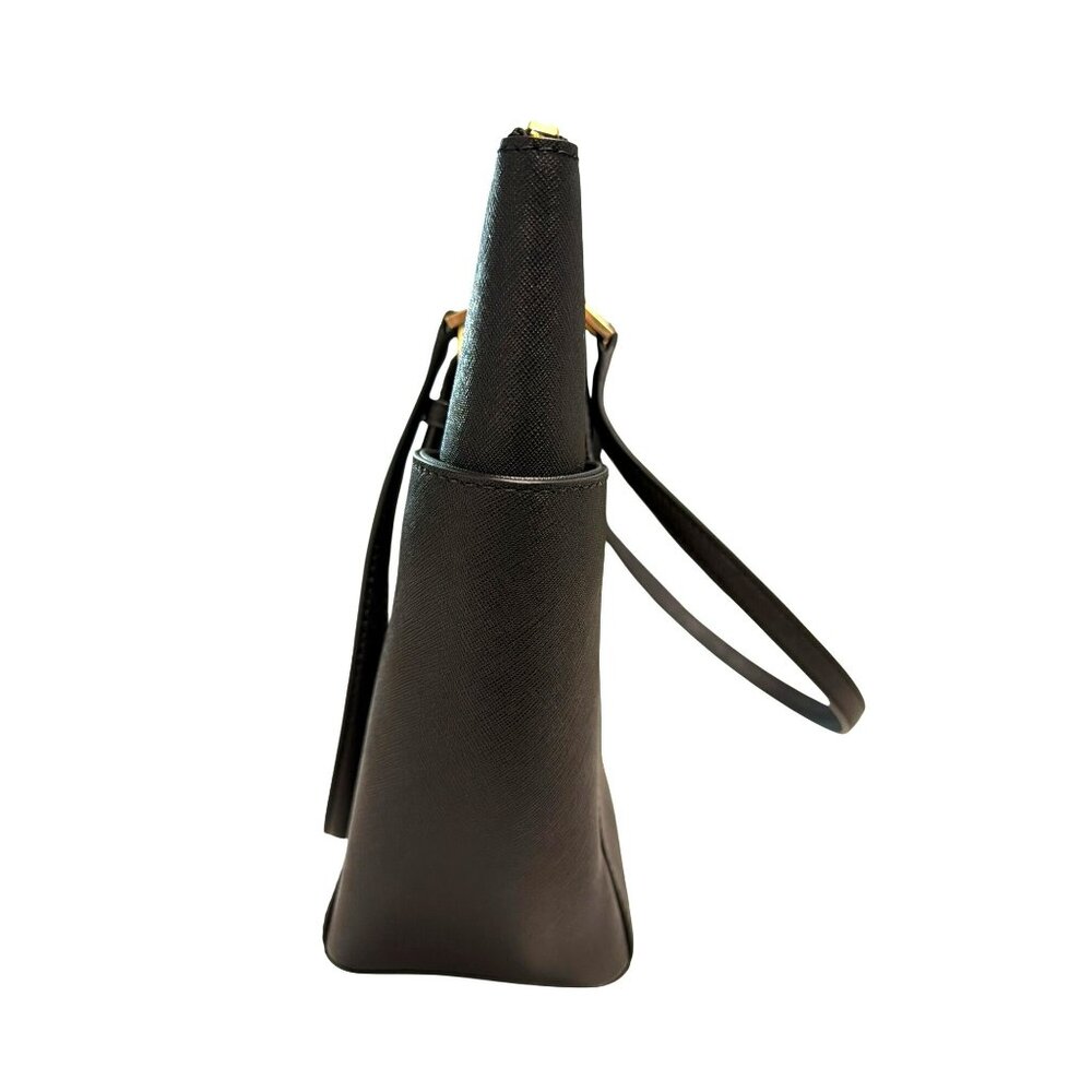Michael Kors Black Saffiano Leather Tote Bag NEW - Picture 3 of 8